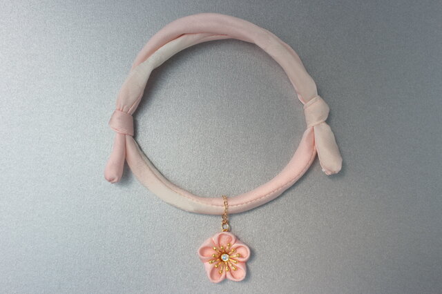 首輪 桃姫 猫ちゃん用 | iichi 日々の暮らしを心地よくする