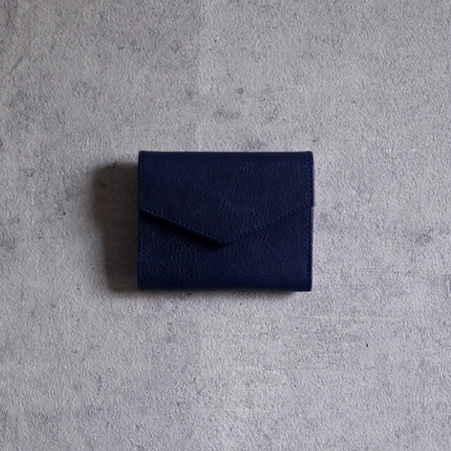 コンパクト財布 ”PIERROT” ネイビーの画像1枚目