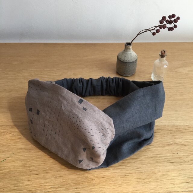 ｟送料無料｠コットン リネンのクロスターバン