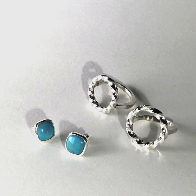 Turquoise Earringsの画像1枚目