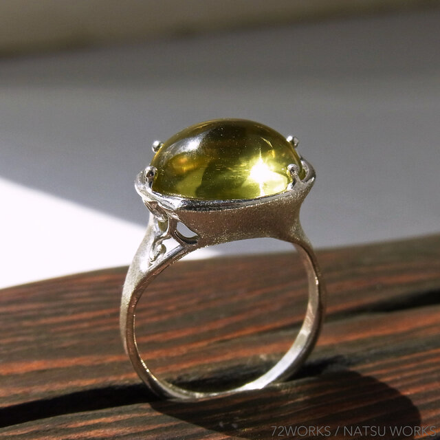 レモンクォーツ * Lemon Quartz Ringの画像1枚目