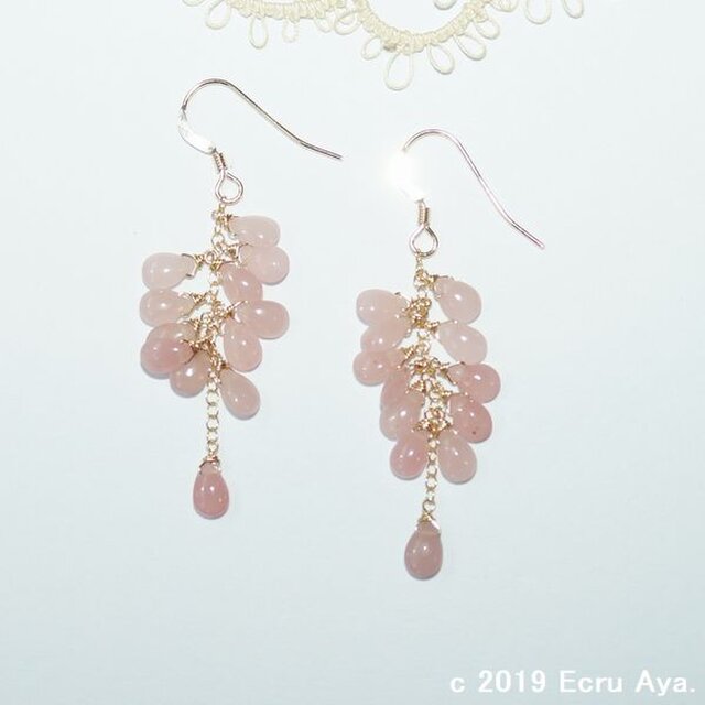 *美しい存在へと変える*グァバクォーツのピアス