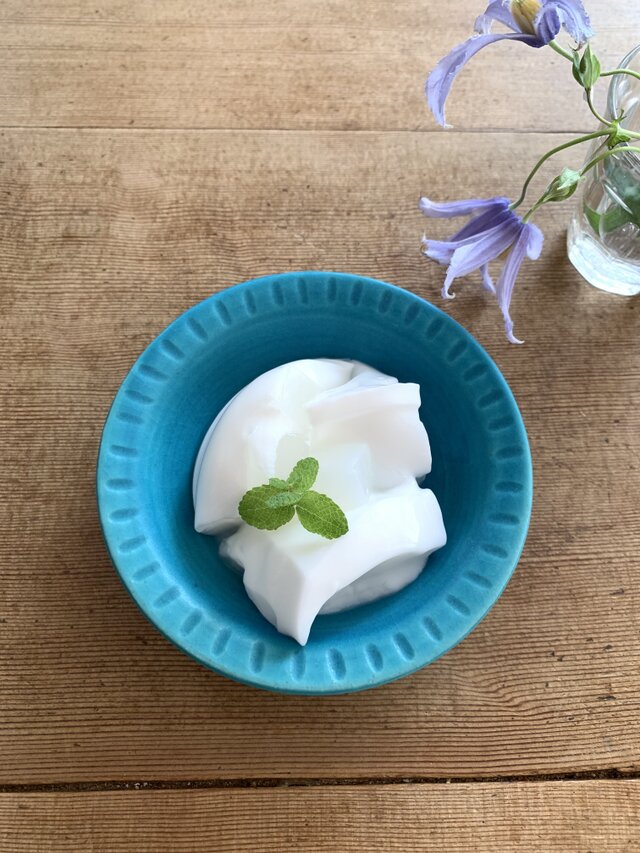 ちいさい深皿　ターコイズブルー