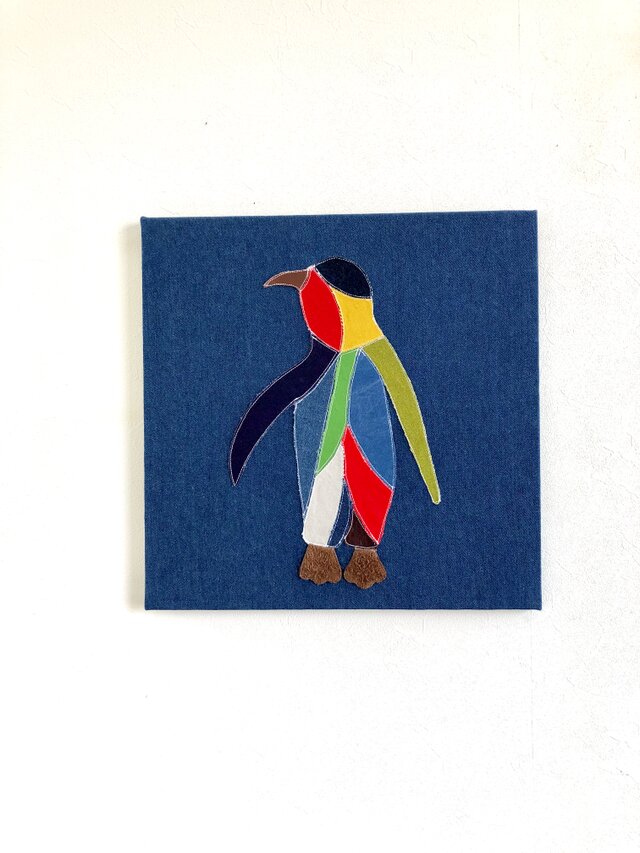 ファブリックパネル　ペンギン　