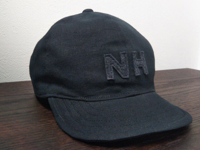 『特別ご注文品』 アルファベットキャップ『NH』 国産ハーフリネン生地の画像1枚目