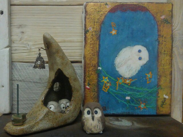 星花ノ譜 / 絵画 月ノ部屋 / オブジェ yugajingの画像1枚目