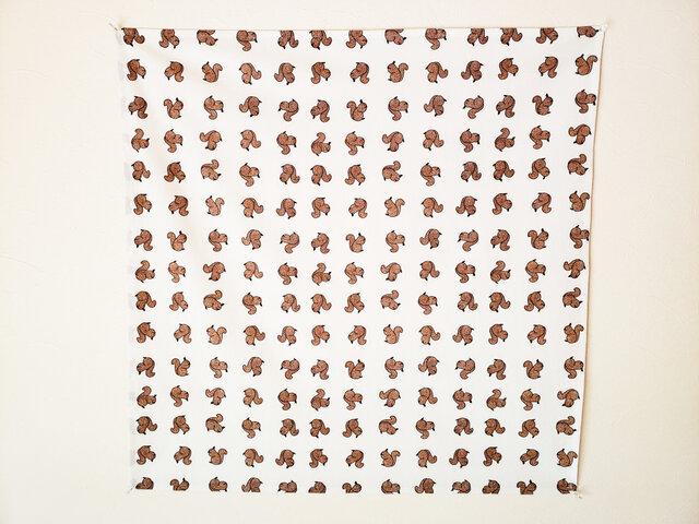 エゾリスの風呂敷の画像1枚目