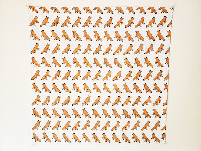 キタキツネの風呂敷の画像1枚目