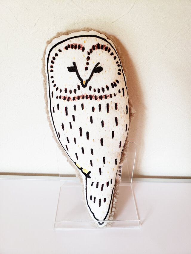 エゾフクロウのぬいぐるみの画像1枚目