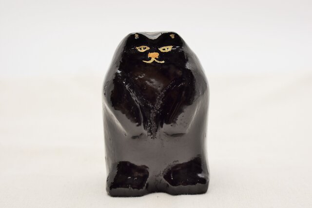 黒猫 黒漆白漆の画像1枚目