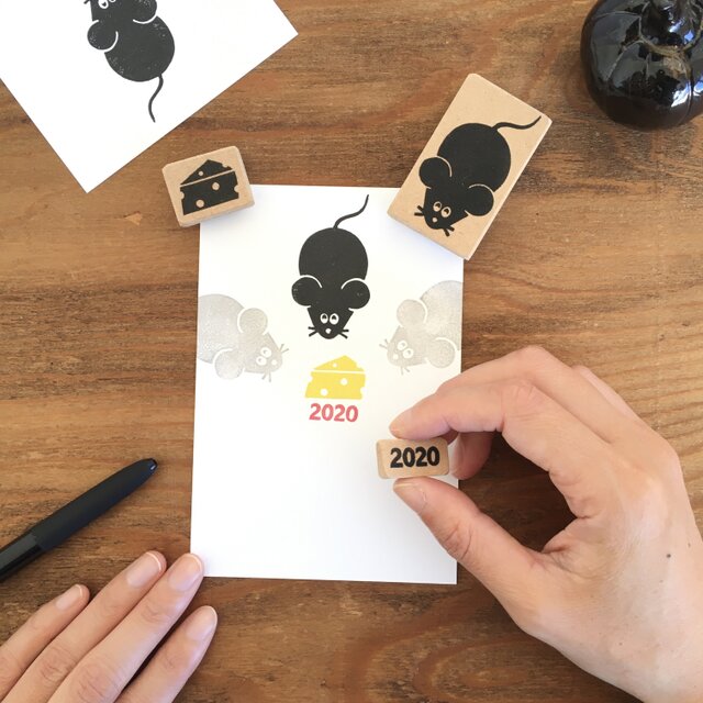 2020年 ねずみとチーズ 3点セットの画像1枚目