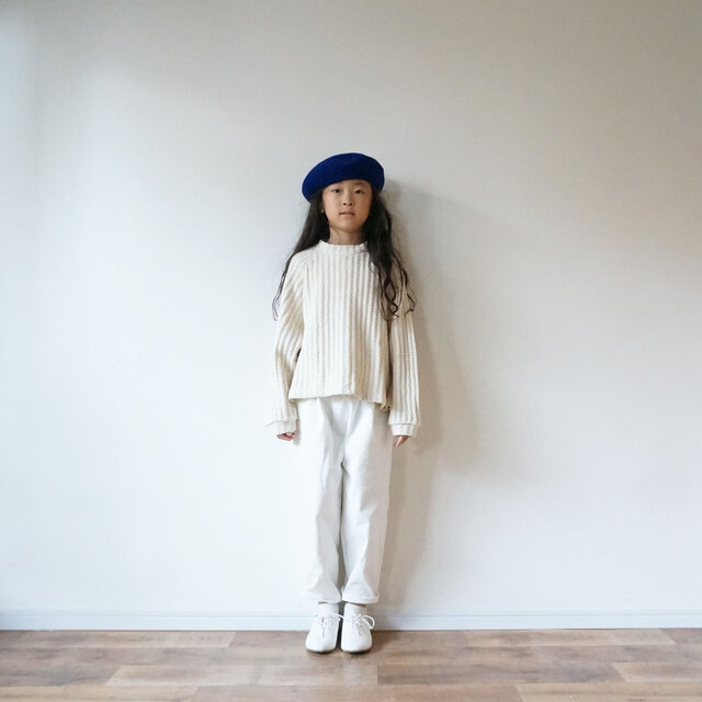 Cotton waffle knit kids 2(100cm~)sizeの画像1枚目