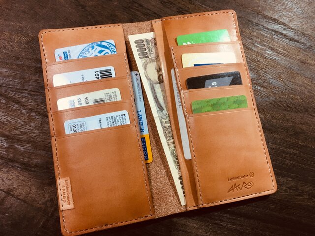 革の長財布 ワイルドの画像1枚目