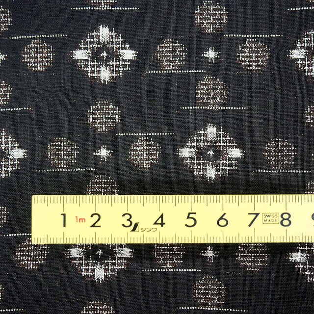 古布の絣 のれん ハンドメイドB （藍染 格子 のれん 木綿 古布