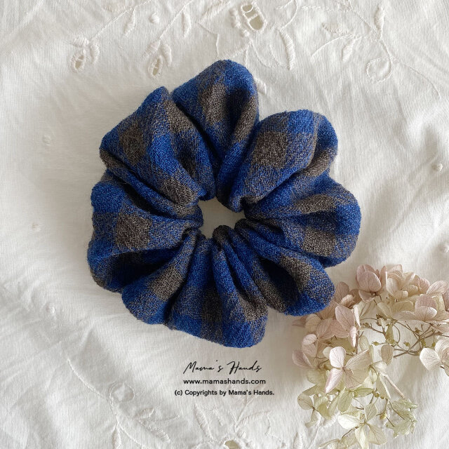 残少⭐️10点売れました⭐️ おしゃれな 青 x 茶 ベージュ チェック