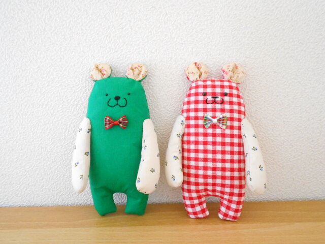クリスマスカラーのパンナとココ 9の画像1枚目