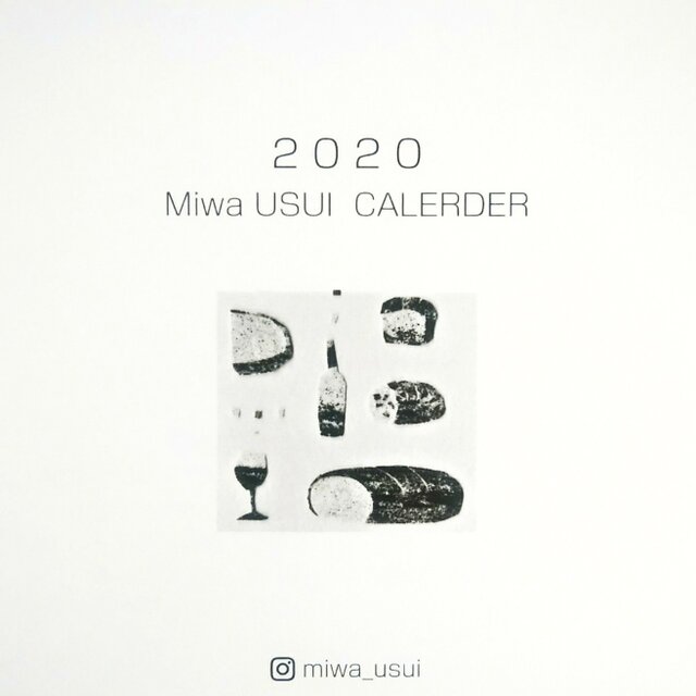 2020 miwa_usui カレンダーの画像1枚目