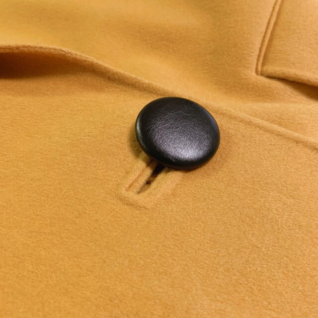 送料無料】ウール100 ワンボタン リバーシブル地チェスターコート