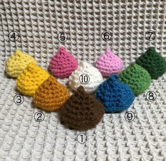 エコたわし 2個セット カラー選べる ハンドメイド ※購入前コメント必須 ☘️エコタワシ*くり型* 同色2個セット | iichi 日々の暮らしを