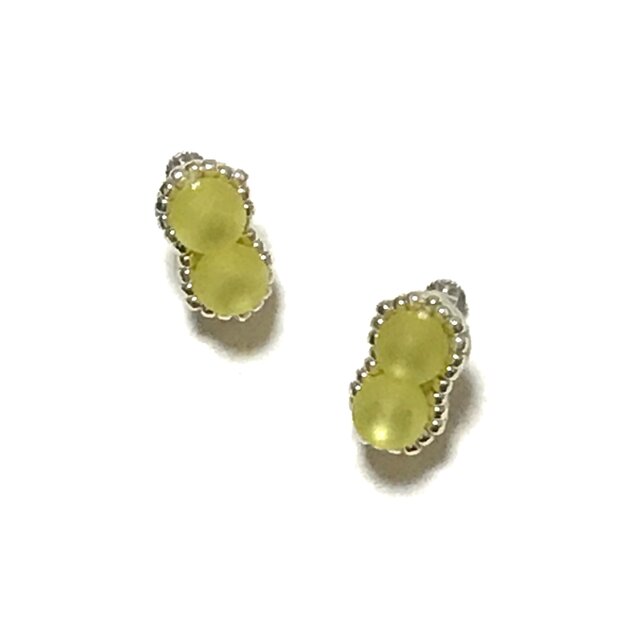 ビーズコンビネーションピアス/イヤリングの画像1枚目
