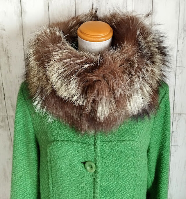 ¶ new antique ¶ シルバーフォックスファーボリューミースヌード「yuuri」