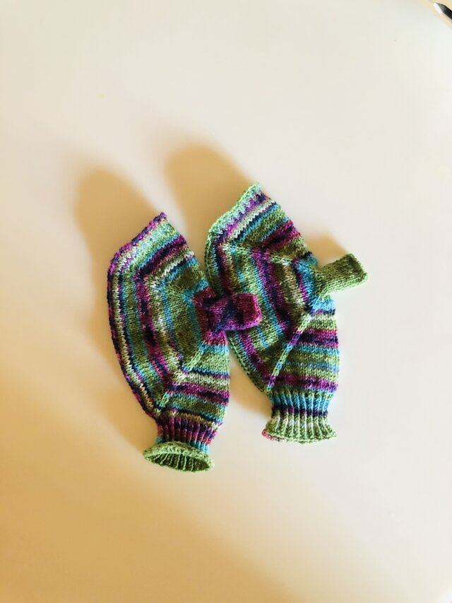 №174 手編みミトン送料込