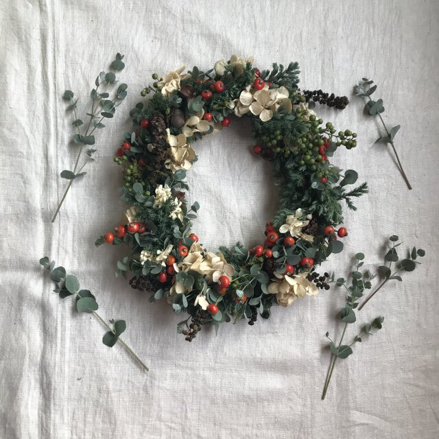 Christmas wreathの画像1枚目