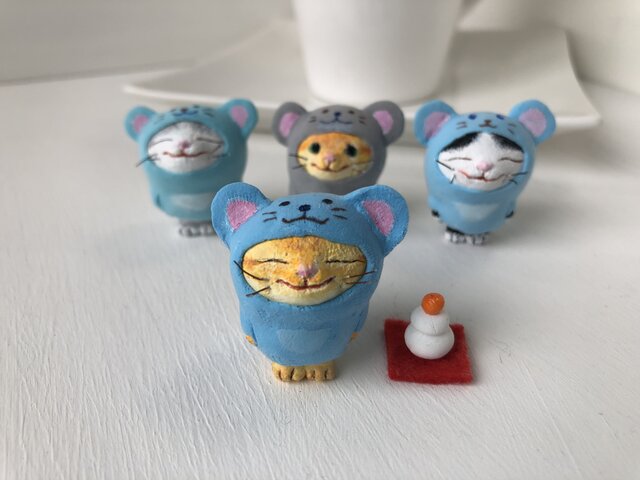 今年こそ干支になりたい猫さん2019黄トラの画像1枚目
