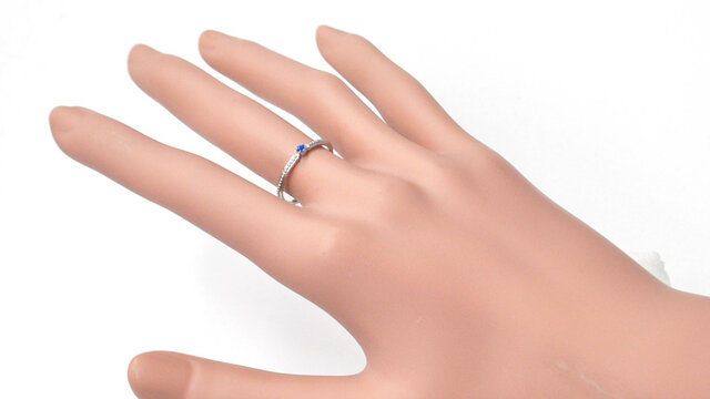 天然石 アウイナイト プラチナ リング 9号 新品未使用 アウイナイト 0.14ct ダイヤモンド 約0.5ct プラチナ リング