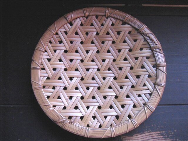 亀甲編み盛り皿(36cm)の画像1枚目