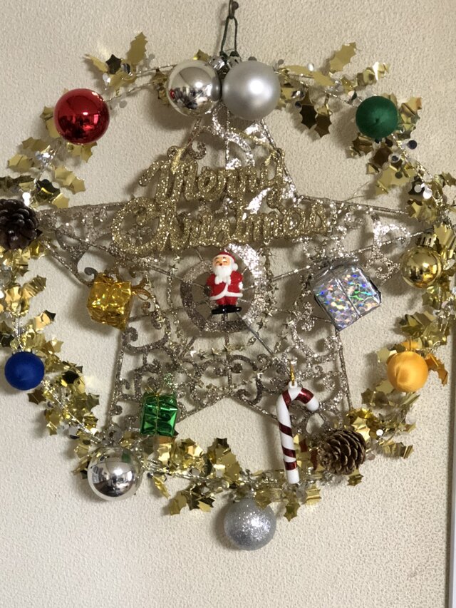 クリスマスリースの画像1枚目