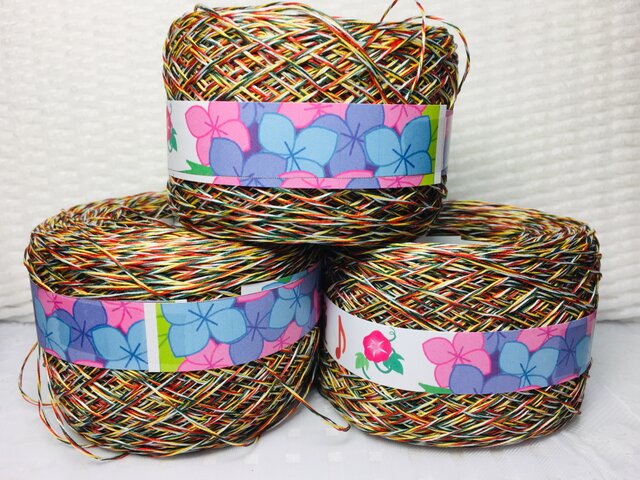 ♬4色ギマコットン♬3玉220gの画像1枚目