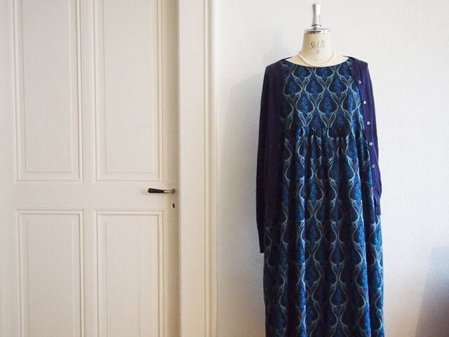 2019A/W Liberty: Blue belle(ブルーベル) デイリーワンピースの画像1枚目