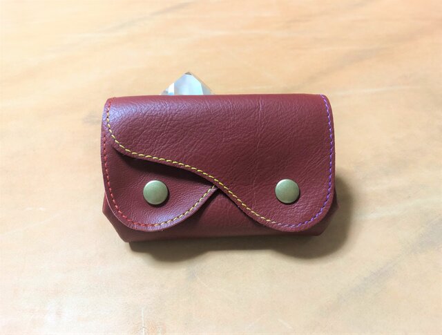 ルーズ財布 赤の画像1枚目