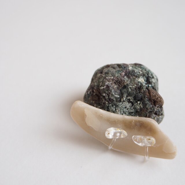 Glass drop earringの画像1枚目