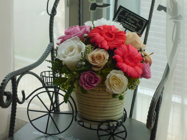 pre-flower bicycle♡p-1の画像1枚目