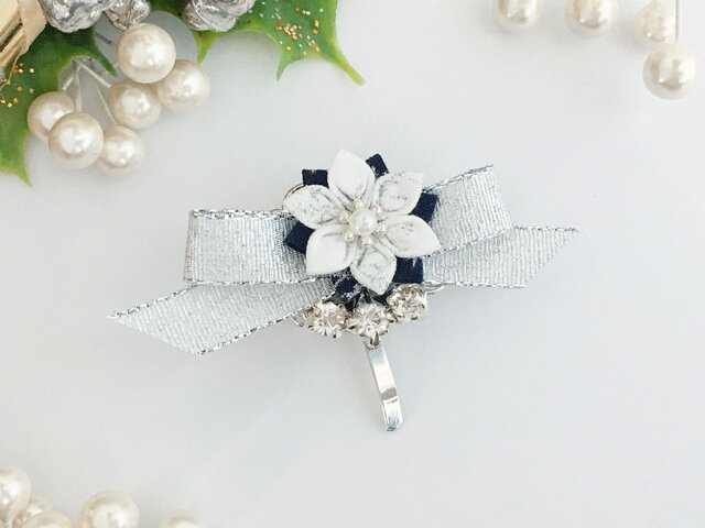 ひまうい ポインセチアツリーハンドメイドレジンヘアゴムポニーフック152 ひまうい ポインセチアツリーハンドメイドレジンヘアゴムポニーフック