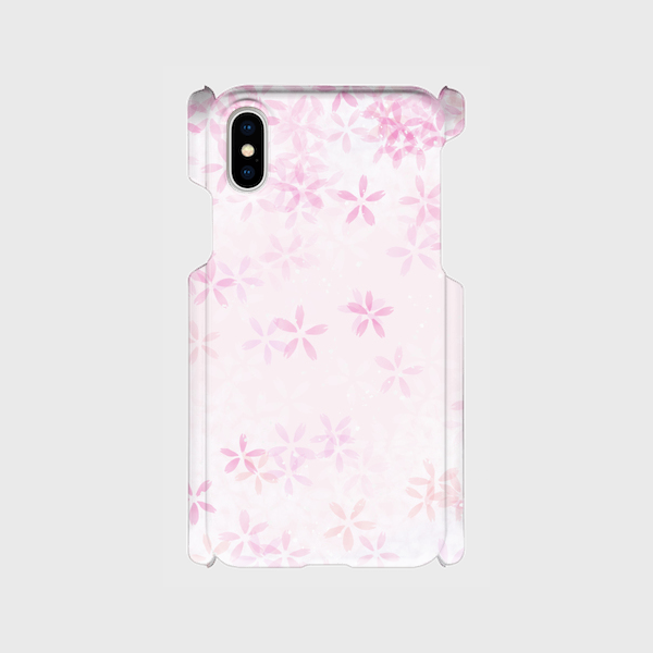 スマホケース 表側面印刷 花柄 桜 1 Iphone Android対応 受注生産 107 Hcs Iichi ハンドメイド クラフト作品 手仕事品の通販