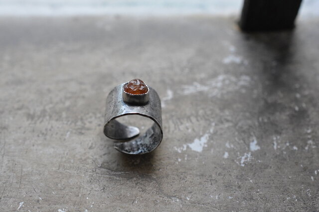 order TY様:Spessartine Garnet in the rough ringの画像1枚目