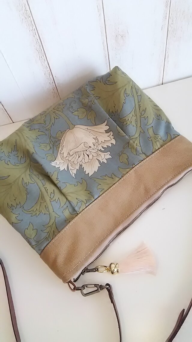 moda William morris アネモネ ショルダーバッグの画像1枚目