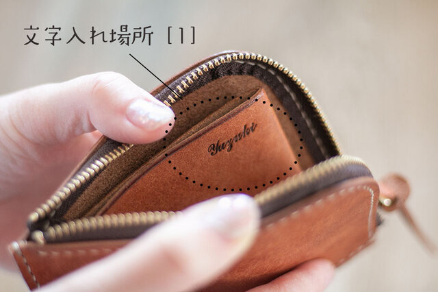 刻印無料 ］New L字ファスナー財布 ｜ k a k u ｜ （全7色） | iichi