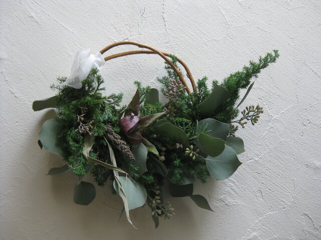 ユーカリのクリスマスwreathの画像1枚目