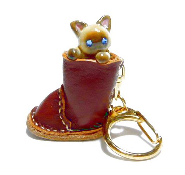 にゃんこのしっぽ ブーツのにゃんこ キーホルダー 猫 シャム猫 Iichi ハンドメイド クラフト作品 手仕事品の通販 にゃんこのしっぽ ブーツのにゃんこ キーホルダー 猫 シャム猫 Iichi ハンドメイド クラフト作品 手仕事品の通販