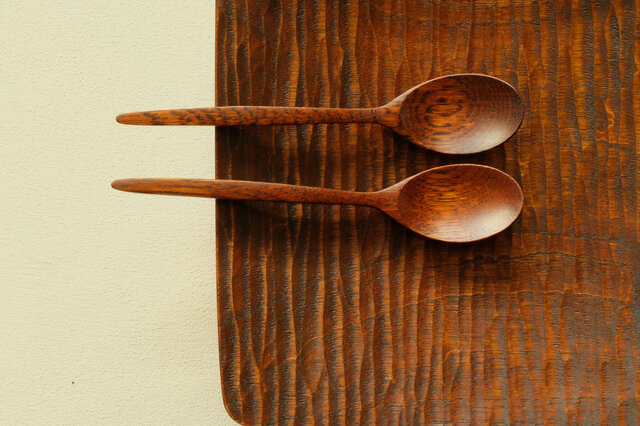 ナラの木のスモールスプーン (type-F) | iichi 日々の暮らしを