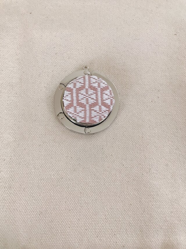 こぎん刺しのバッグハンガー〈竹の節〉の画像1枚目