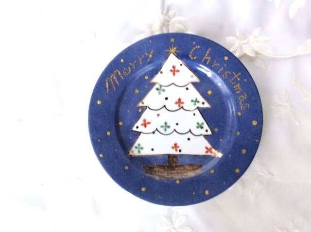 18cmのクリスマスプレートNo2 | iichi 日々の暮らしを心地よく