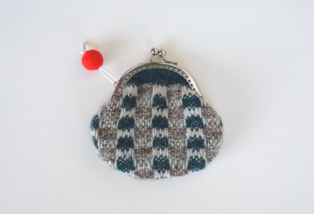 GAMAGUTI wool pouch_005の画像1枚目