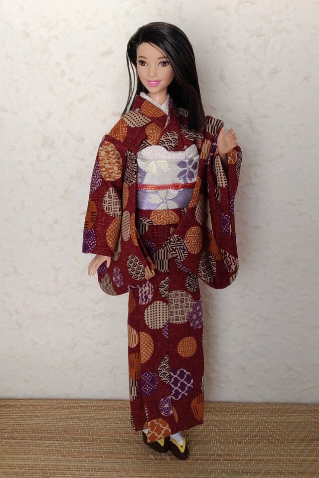 「むかし語り」バービー着物の画像1枚目