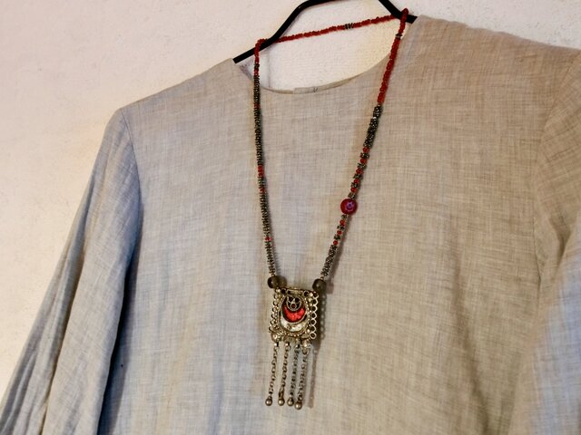 専用です★R2506★アンティーク 　ネックレス　アフガン　遊牧民族クチー Y様ご予約*砂漠の遊牧民アフガンビンテージネックレス*Kuchi