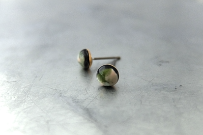 ピアス ブーケpetit greenの画像1枚目